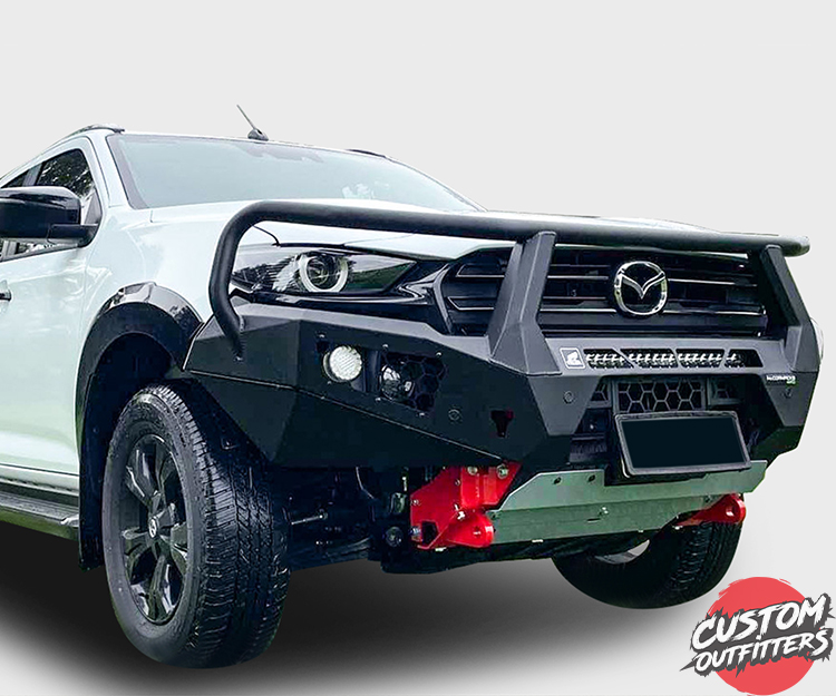 Full-time four-wheel drive is standard with a limited-slip differential, and high- and low-range modes.