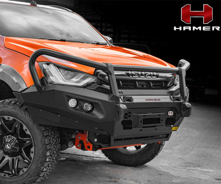 Hamer King Series PLUS Bull Bar to suit Isuzu Dmax (2021-24)