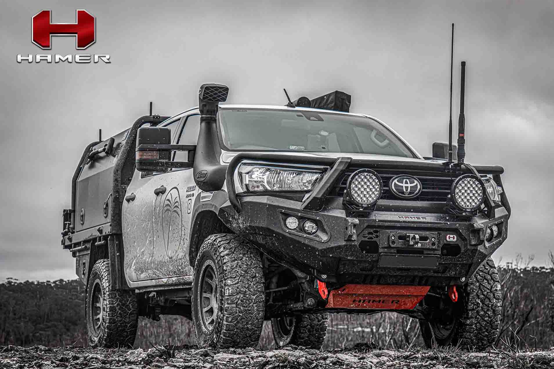 Walkinshaw’s modifications are better ride and handling both off-road and on, and a more overt stance on the road.