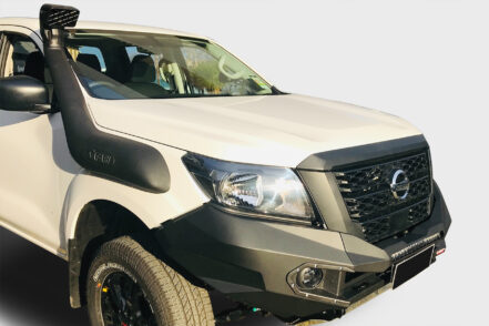 With the huge air flow demands of each engine in the Toyota 10/2015 Onwards 2.8L Diesel 1GD-FTV Hilux 126 Series, Safari took the decision to design a snorkel system that raised the air intake to prevent ingesting harmful elements to the vehicles air cleaner.