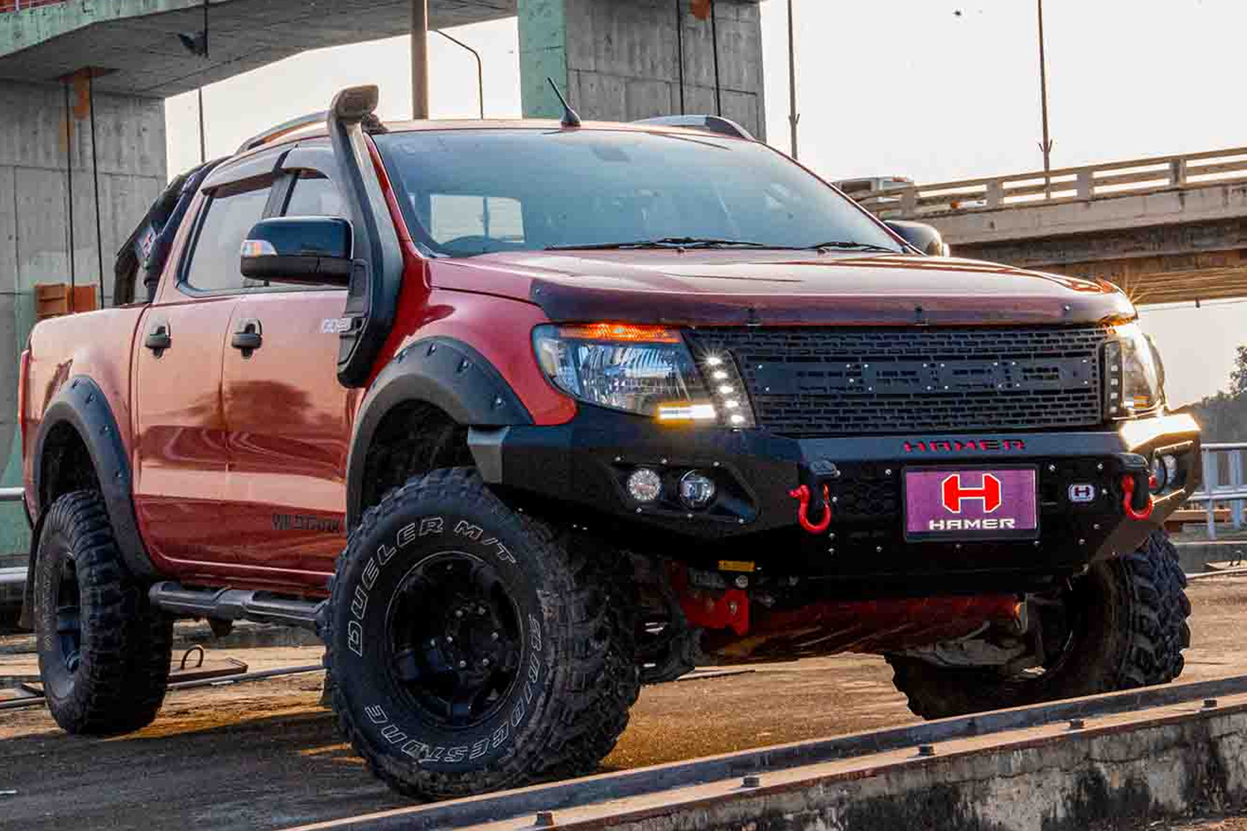 Hamer King Series Bull Bar – Ford Ranger PX1