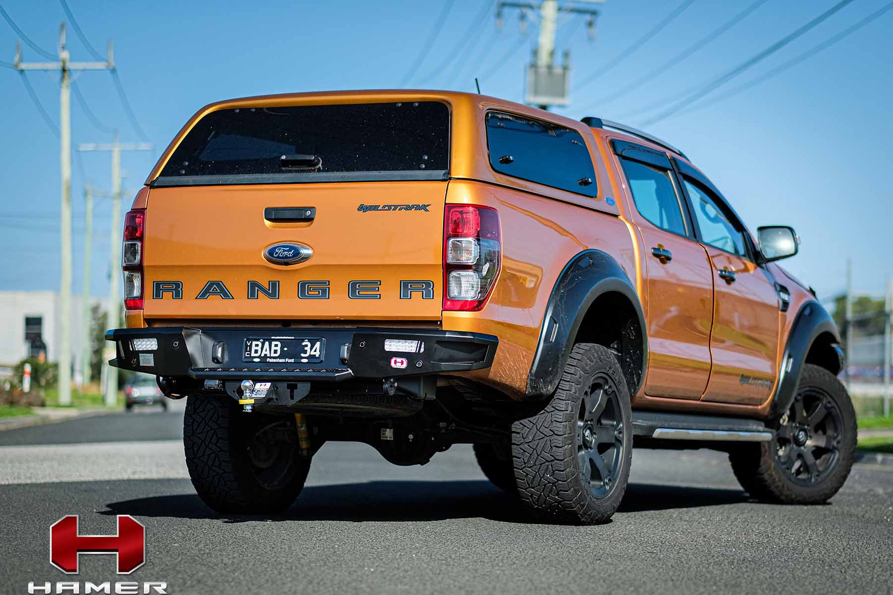 Hamer M-Series Rear Bar to suit Ford Ranger PX2 PX3 (2015-2022)