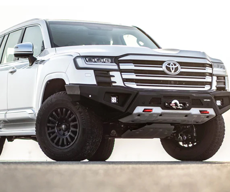 2024 Mitsubishi Triton GLS is identified externally by its own embossed gloss black grille and chrome highlights. It also has its own 18-inch alloy wheel design and comes with a drop-in tray bedliner.