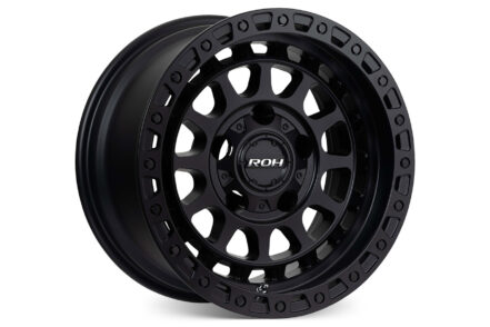 ROH Assault Matte Black 17x9 6/139.7 12 offset Wheel (Each)