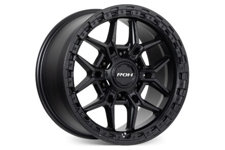 ROH Axe Matte Black 17x9 6x139.7 35offset (Each)