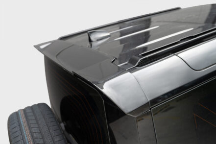 Gloss Black Rear Wing Spoiler Kit to suit Landrover Defender 90/110/130 Series (2021-2025)
