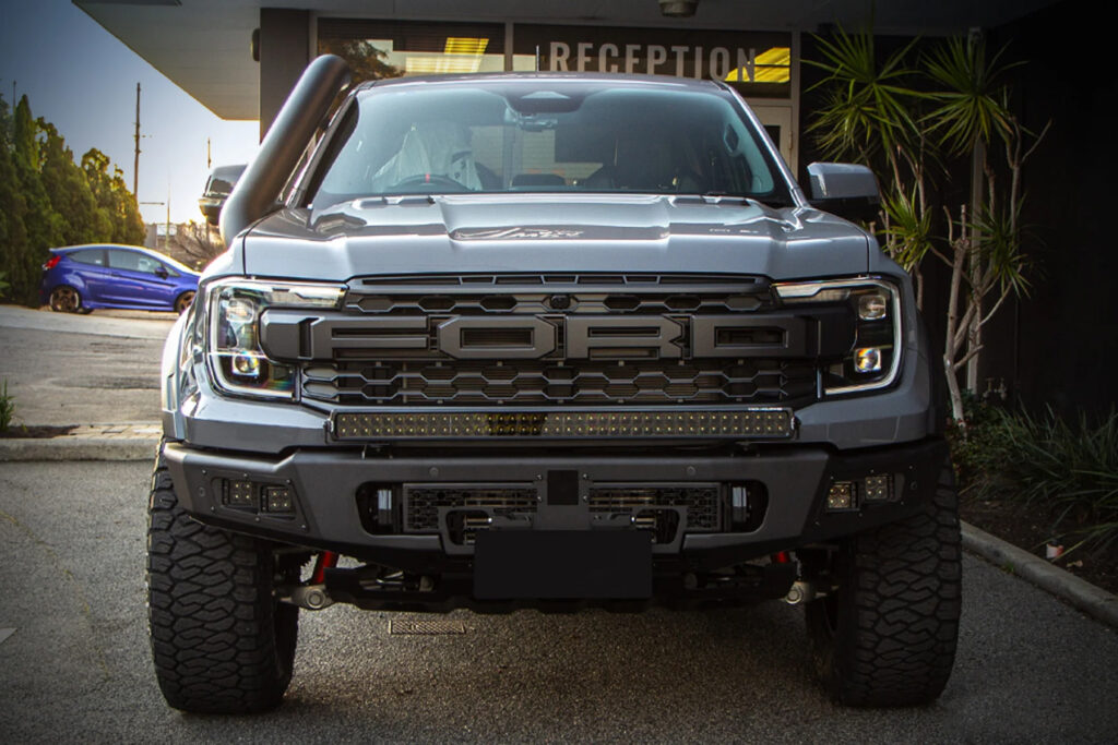 Option 4WD V1 Bull Bar to suit Next Gen Ford Ranger Raptor 2022-2026 ...