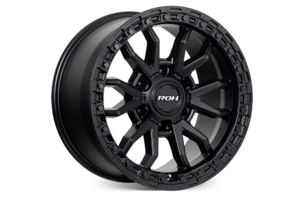 ROH Raid Matte Black 17x9 6/139.7 35 offset Wheel (Each)
