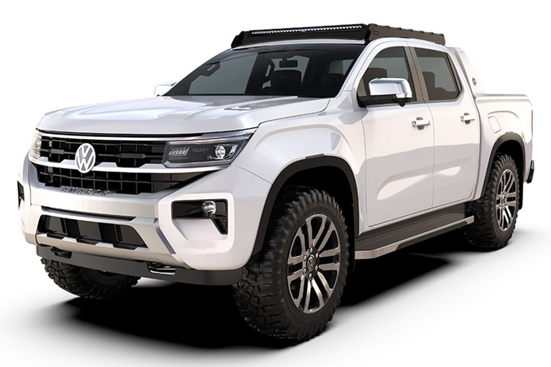KSVA002T Slimsport Roof Rack Platform Kit with Light Bar to suit Volkswagen Amarok 2023-2025 - Image 3