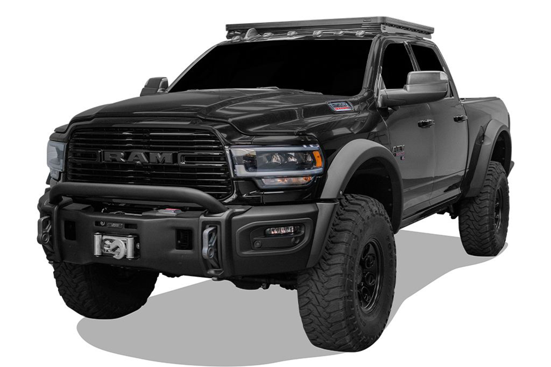 KRDRO11T Slimline II Roof Rack Platform Kit to suit Dodge Ram DT 1500 Series 2020-2025