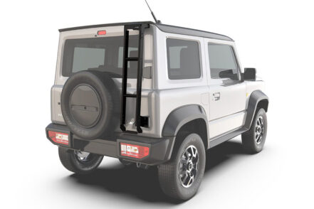 LASJ003 Black Steel Ladder Rack Kit to suit Suzuki Jimny JB74 2018-2025