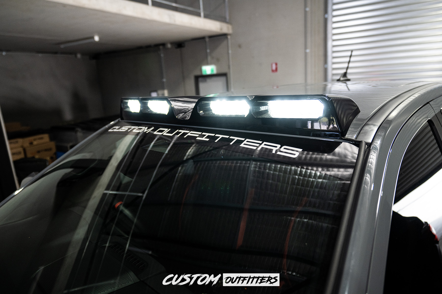 Black Venom LED Roof Pod Lights to suit Next Gen Ford Ranger PX3 2018-2021 - Image 3