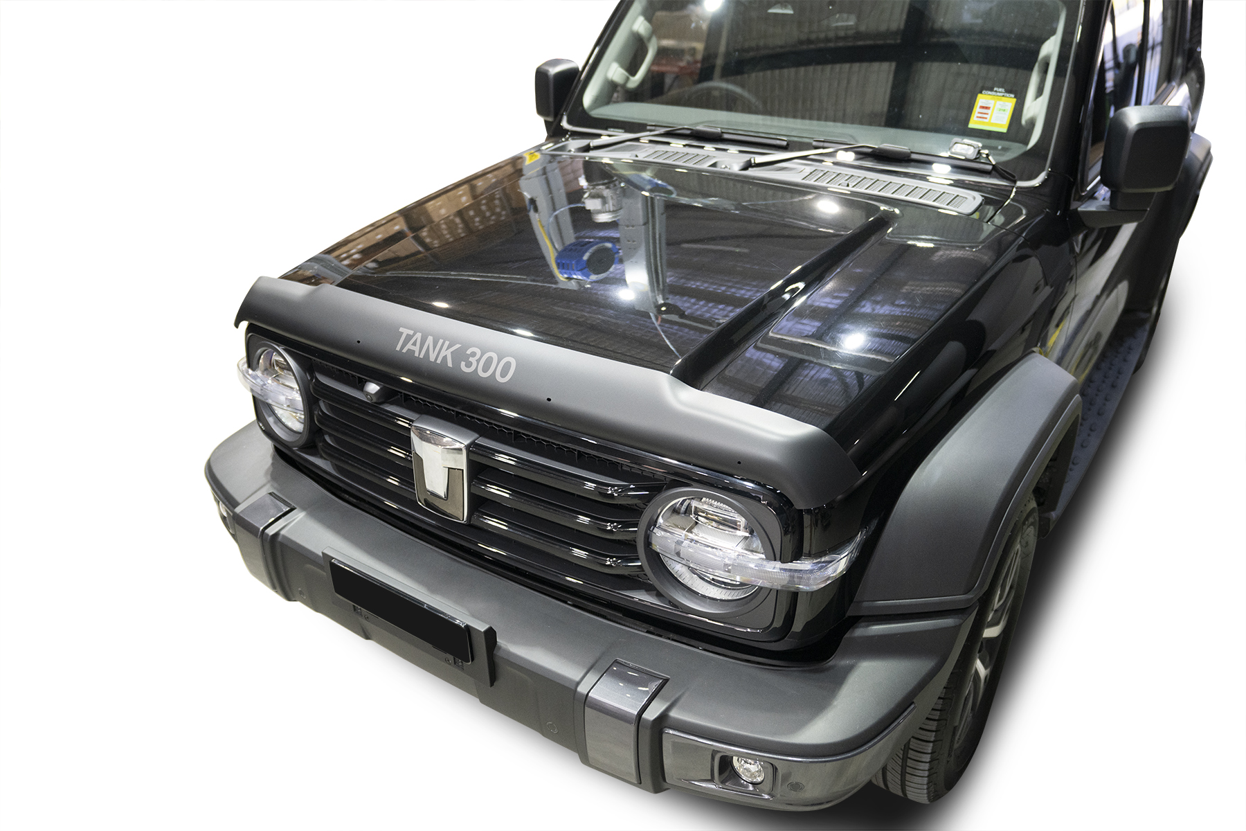 Matte Black Bonnet Protector to suit GWM Tank 300 (2023-2025) - Image 6
