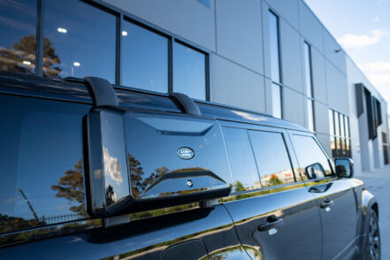 Black Window Storage Cargo Box to suit Landrover Defender 90 / 110 / 130 Series 2021-2025