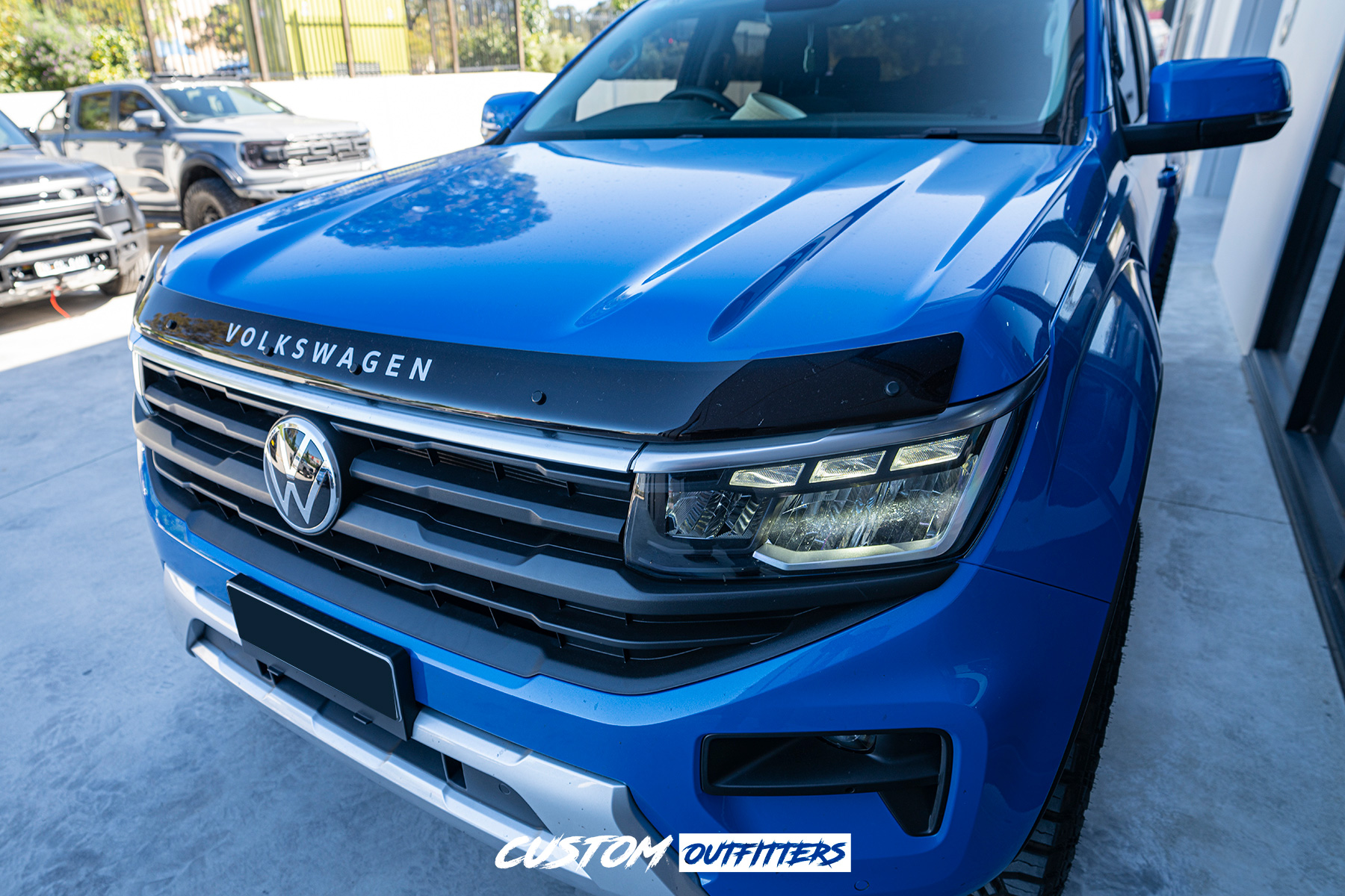 Genuine Smoke Black Bonnet Protector to suit Volkswagen Amarok 2022-2025 - Image 2