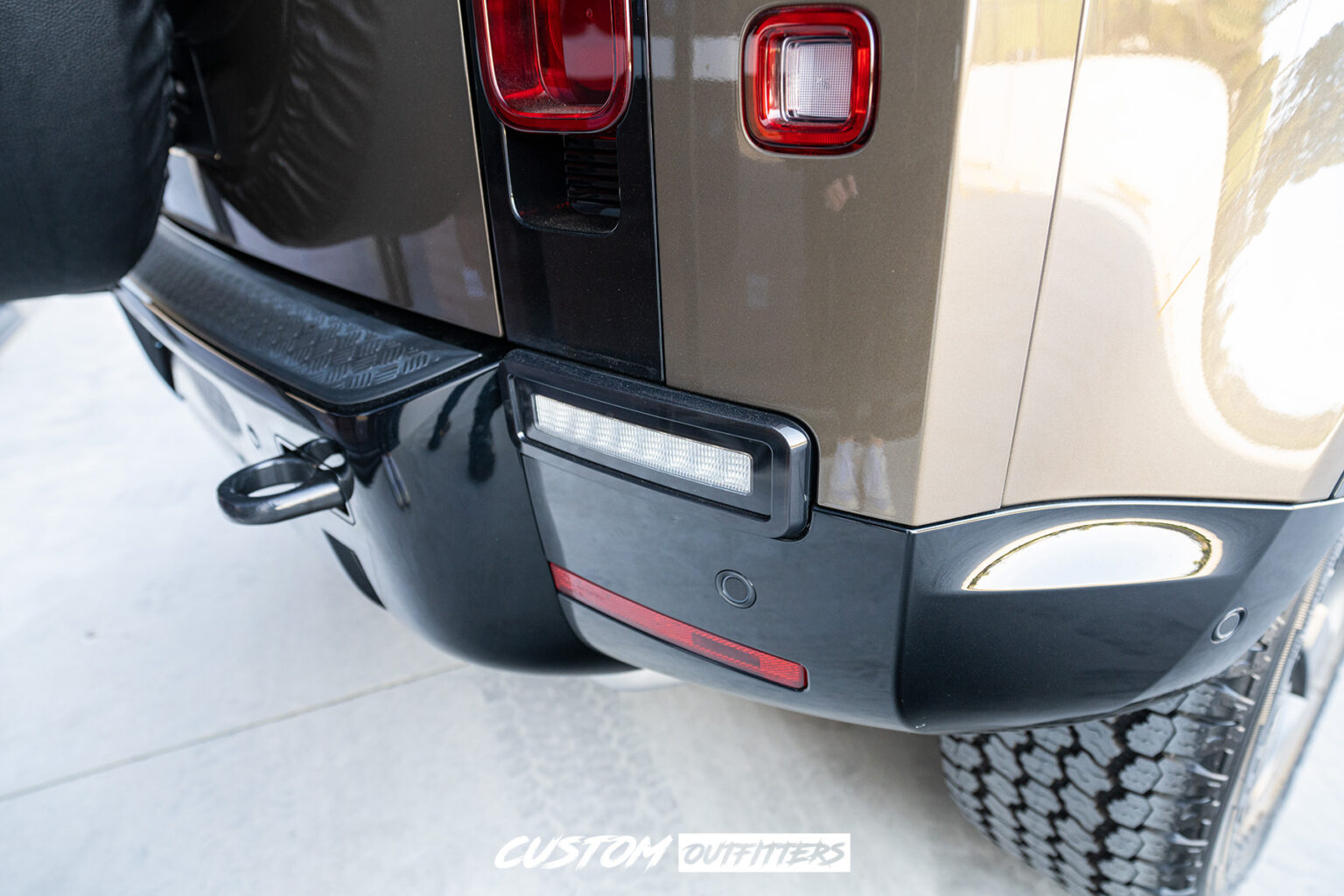 Land Rover Defender Reverse Light Black Venom Rear Reverse Light to suit Landrover Defender 90/110 Series ...