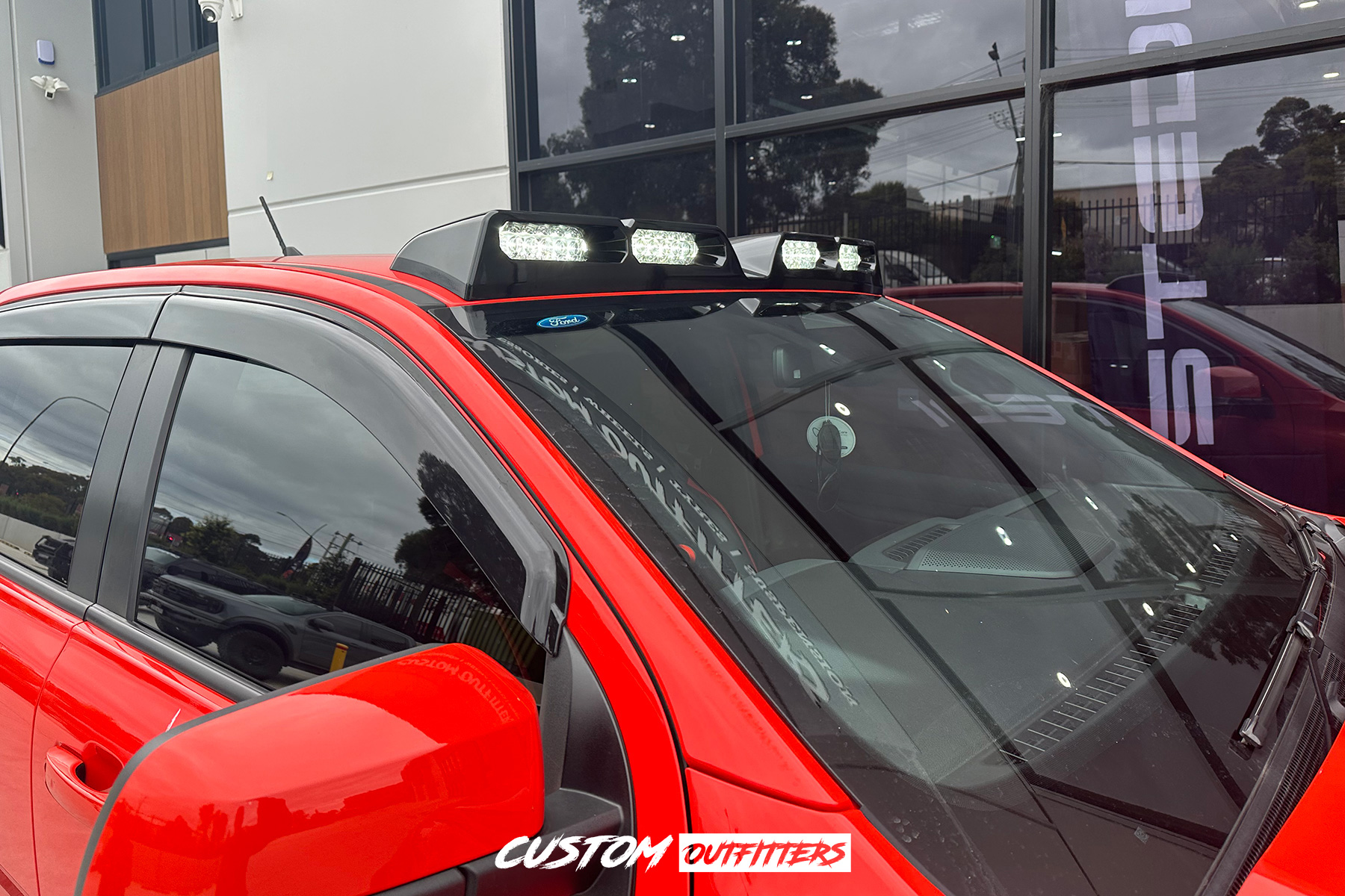 Ford Ranger Light Pod Black Venom LED Roof Pod Lights to suit Next Gen Ford Ranger 2022-2026 ...