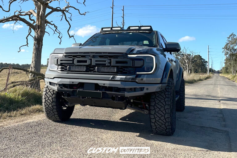 Ford Ranger Raptor Rally Lights Black Venom LED Roof Pod Lights to suit Next Gen Ford Ranger Raptor ...