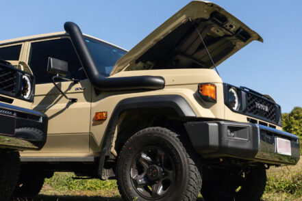 Toyota Landcruiser 70 Series Fabulous Black Snorkel Kit (FACELIFT MODELS)