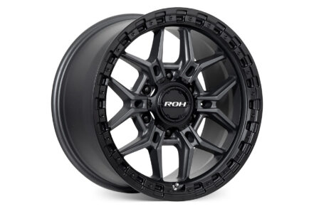 ROH Axe Graphite 17x9 6/139.7 12 offset Wheel (Each)