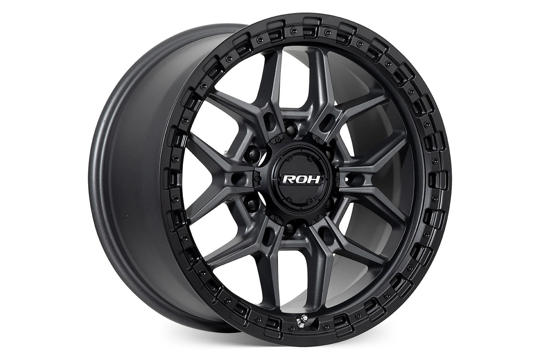 ROH Axe Graphite 17x9 6/139.7 12 offset Wheel (Each)