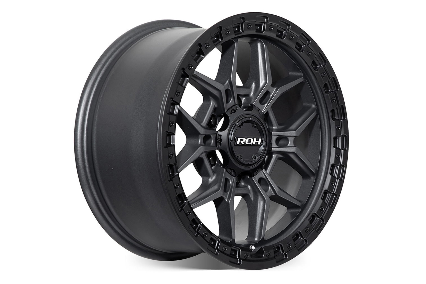 ROH Axe Graphite 17x9 6/139.7 12 offset Wheel (Each) - Image 2