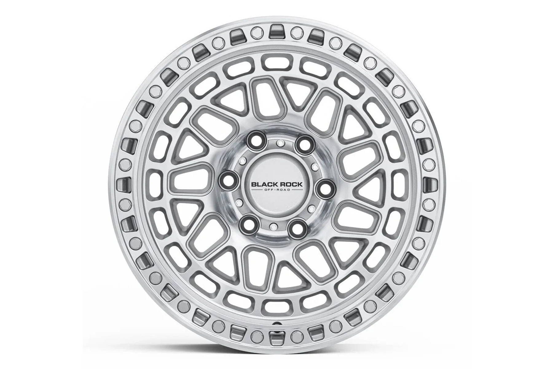 Black Rock Fury Machined Black Ring 17x9 6/139.7 (Each) - Image 3