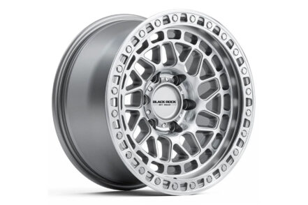 Black Rock Fury Machined Black Ring 17x9 6/139.7 (Each)