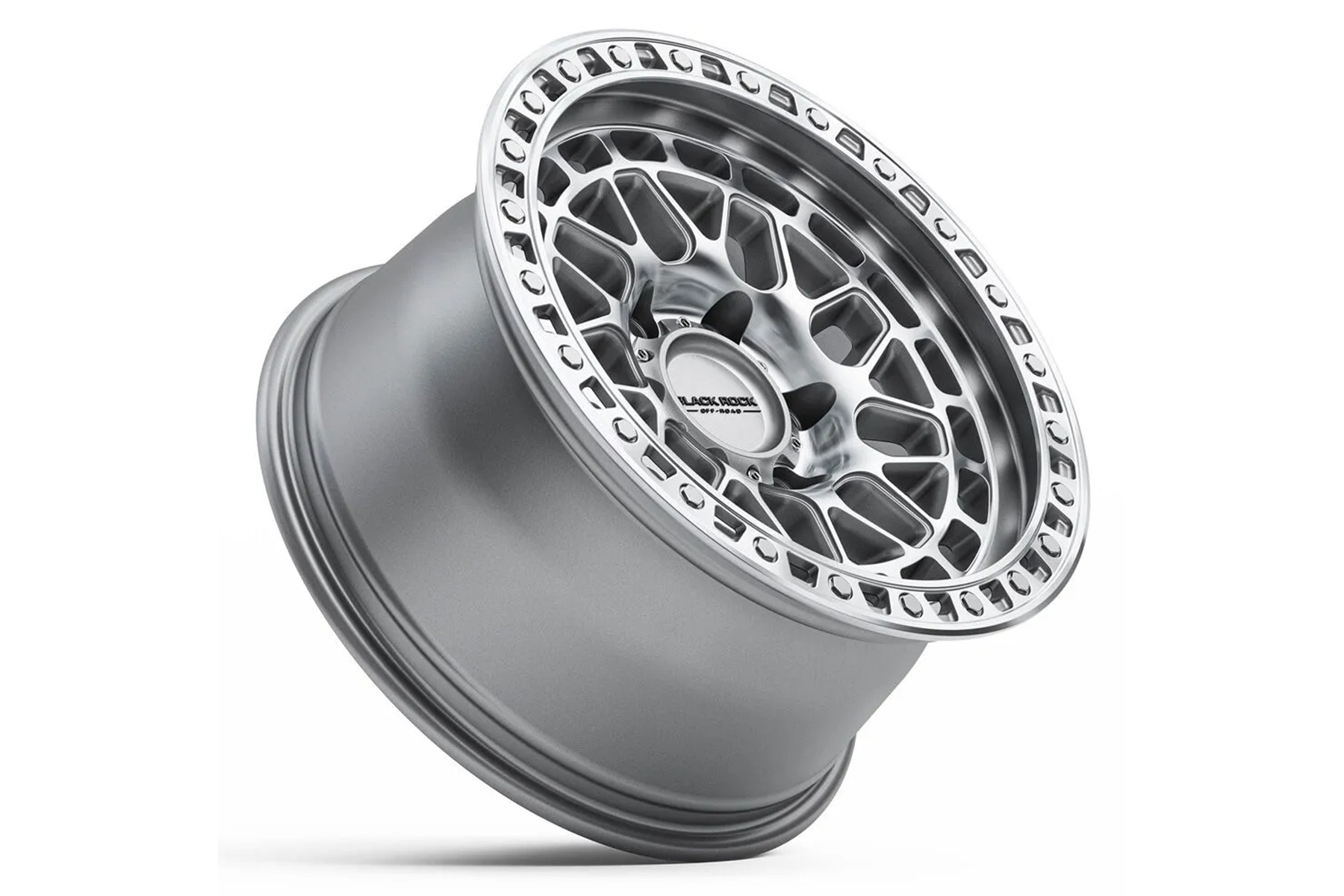 Black Rock Fury Machined Black Ring 17x9 6/139.7 (Each) - Image 2