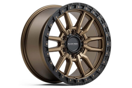 Black Rock Rambler Dark Bronze with Black Ring 17x9 6/139.7 (Each)