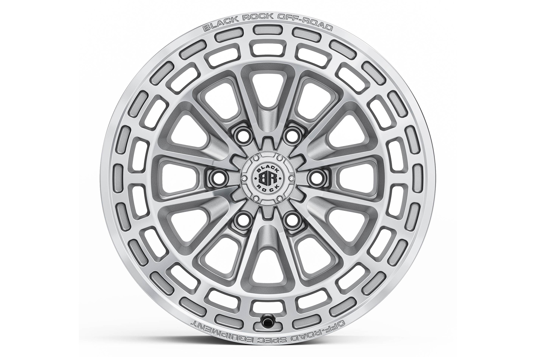 Black Rock Vortex Silver Machined 17x9 6/139.7 (Each) - Image 3
