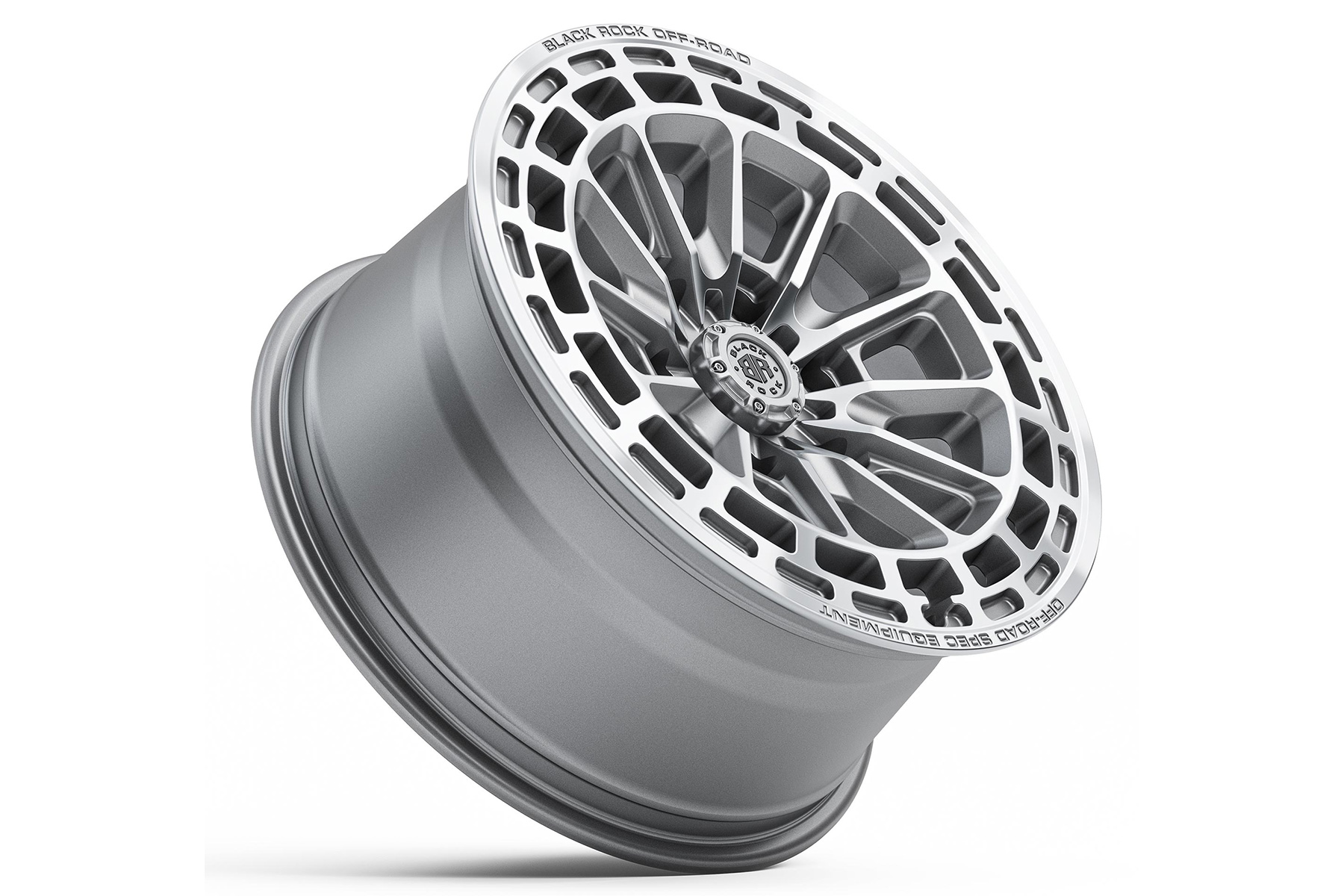 Black Rock Vortex Silver Machined 17x9 6/139.7 (Each) - Image 2