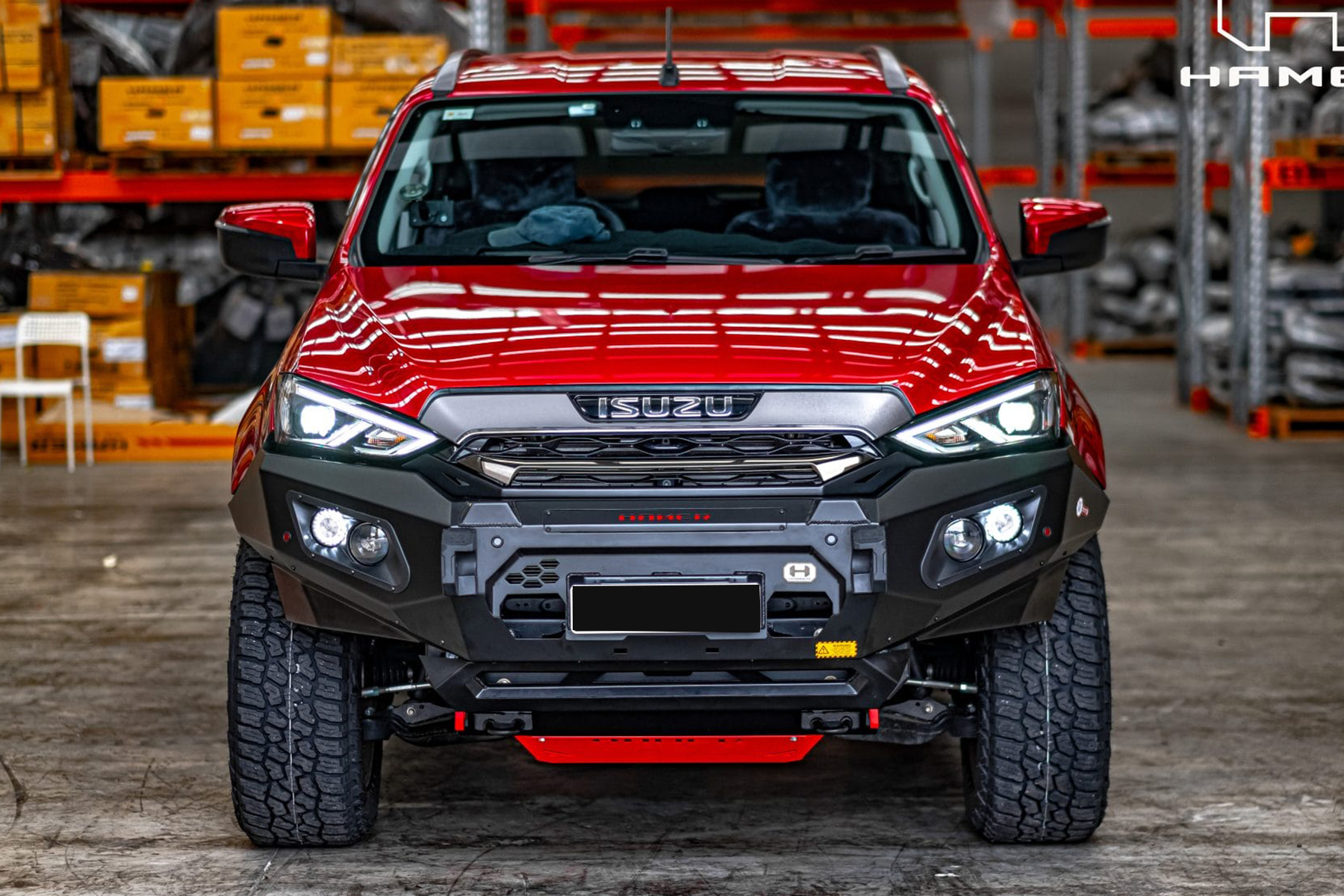 Hamer King Series (Low Loop) Bull Bar for Isuzu MUX 2021-2025 - Image 9