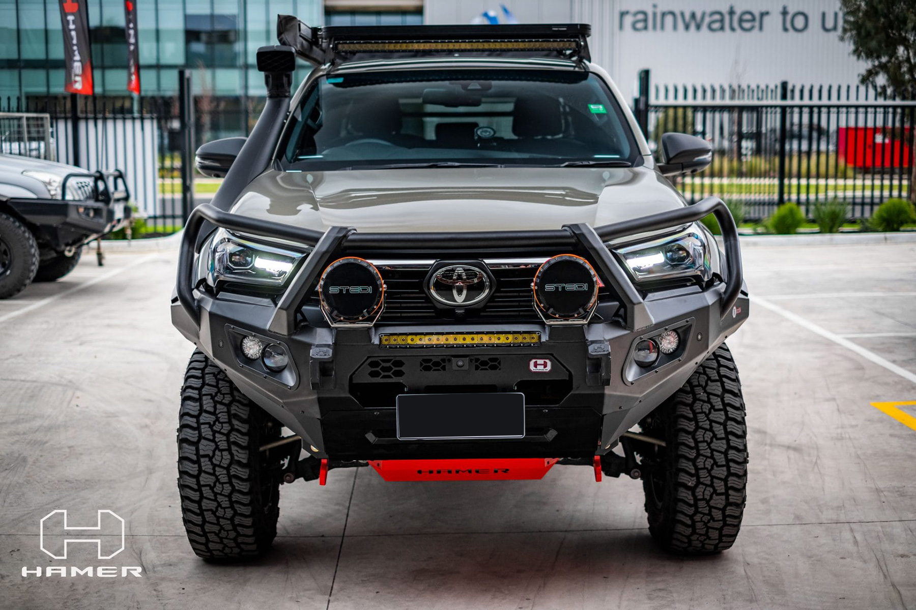 Hamer King PLUS Series Bull Bar for Toyota Hilux Rogue 2022+ - Image 6