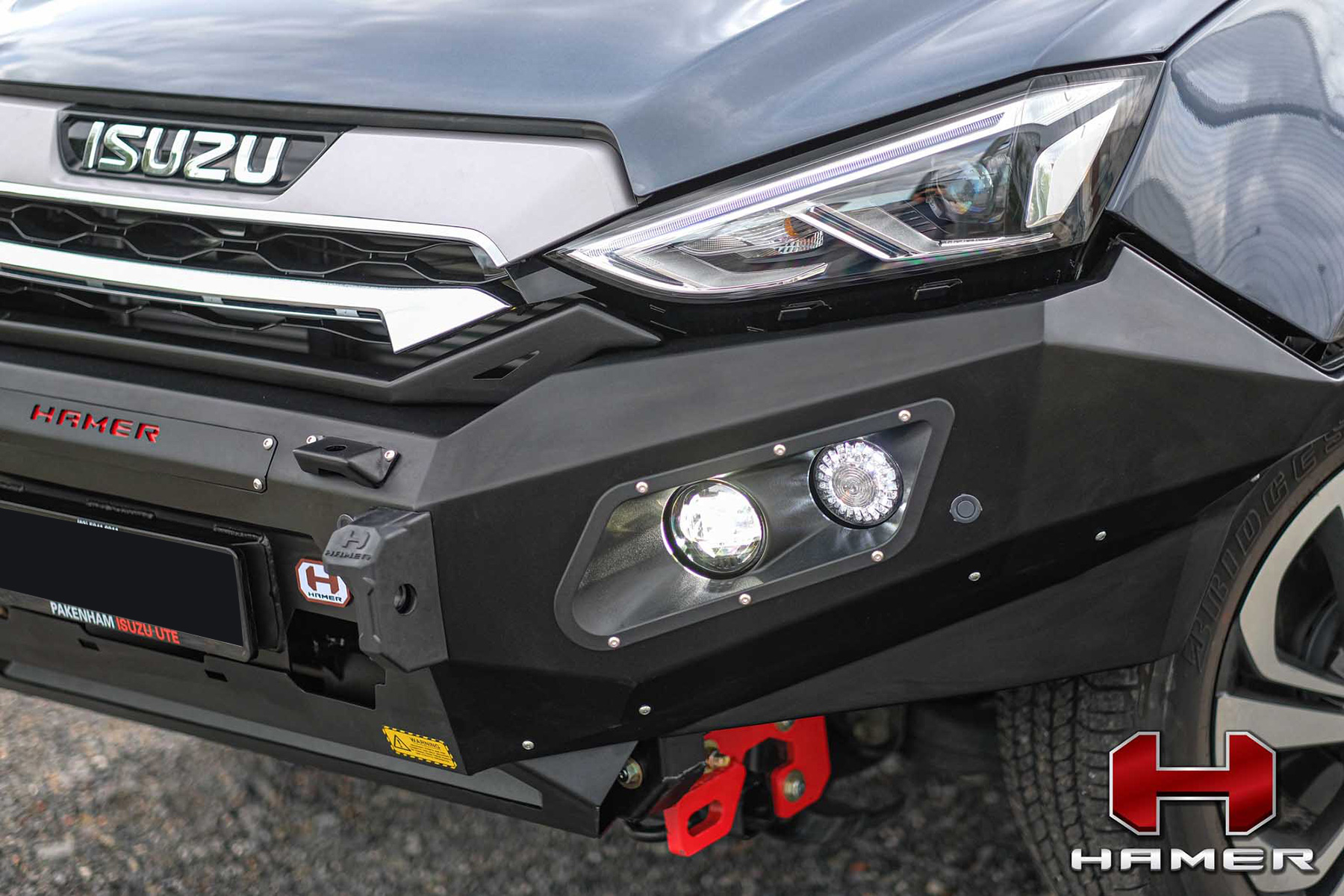 Hamer King Series (Low Loop) Bull Bar for Isuzu MUX 2021-2025 - Image 10