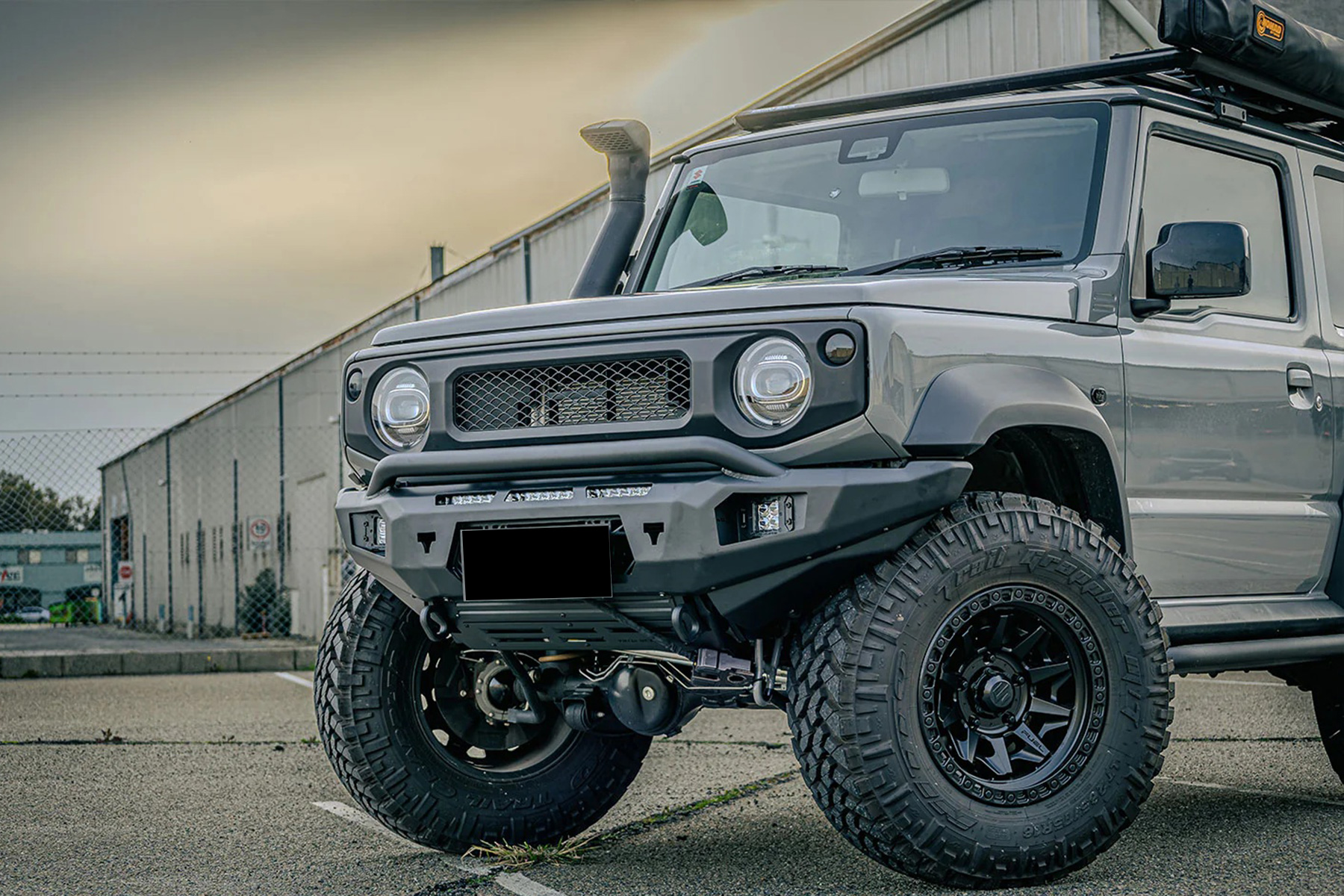 VIKOR Pre-Runner Bull Bar & Light Bar to suit Suzuki Jimny 2018-2025 - Image 7