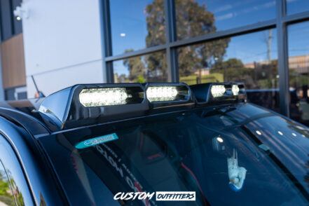 Black Venom LED Roof Pod Lights to suit Next Gen Ford Ranger 2022-2024