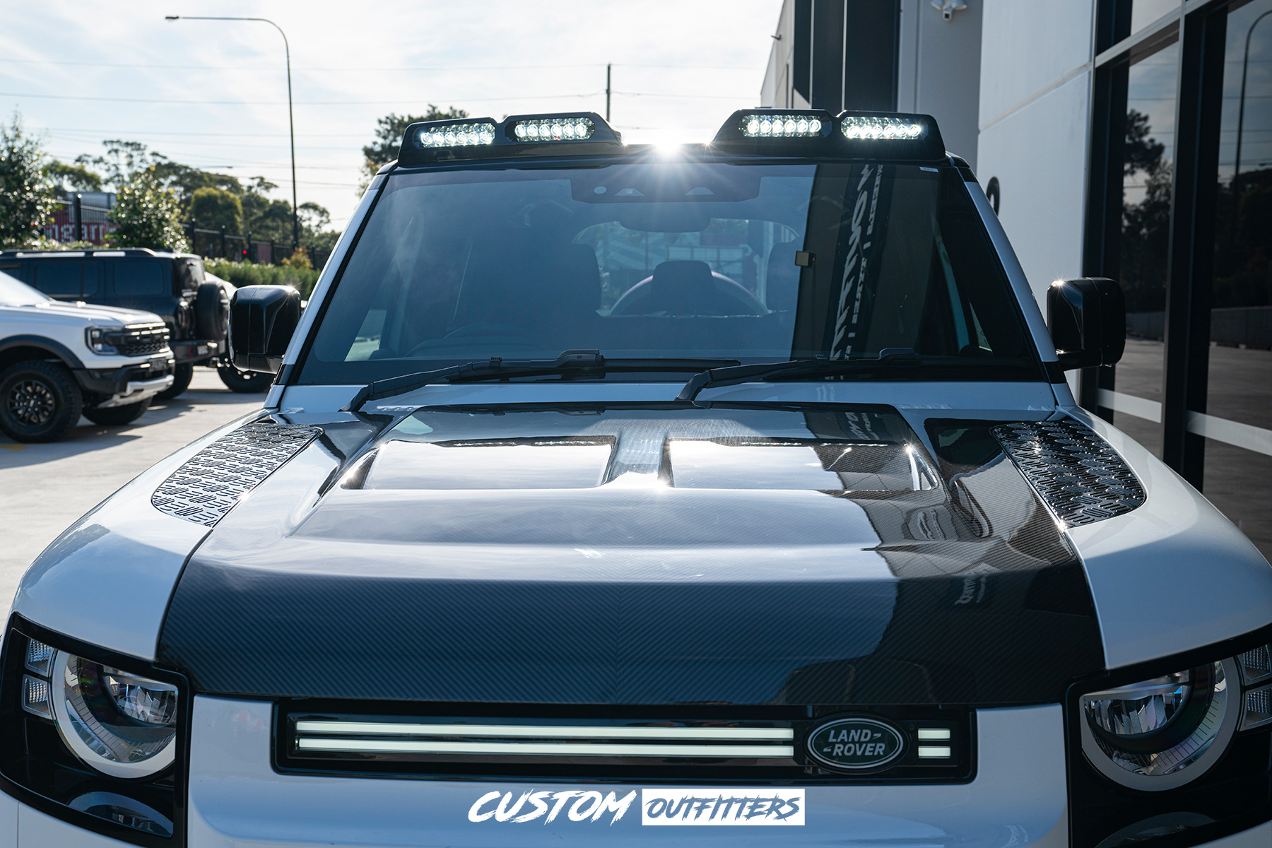 Black Venom LED Grille Kit to suit Landrover Defender 90/110/130 Series (2021-2025) - Image 6