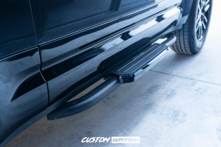 Black OE Style Running Board Side Steps to suit Landrover Defender 90 Series 2021-2025