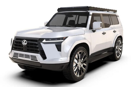 Front Runner Slimsport Roof Rack Kit with Light Bar - Lexus GX550 2024+