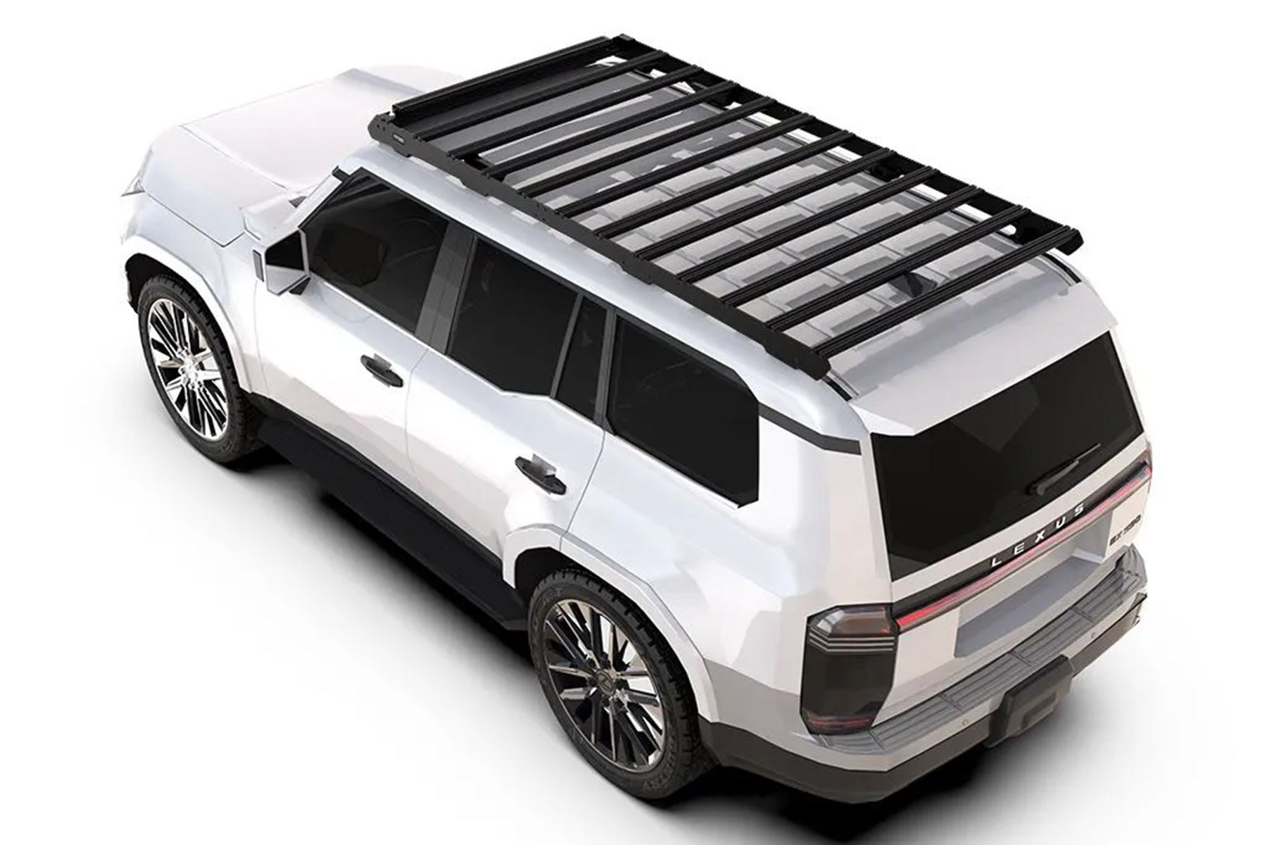 Front Runner Slimsport Roof Rack Kit with Light Bar - Lexus GX550 2024+ - Image 3