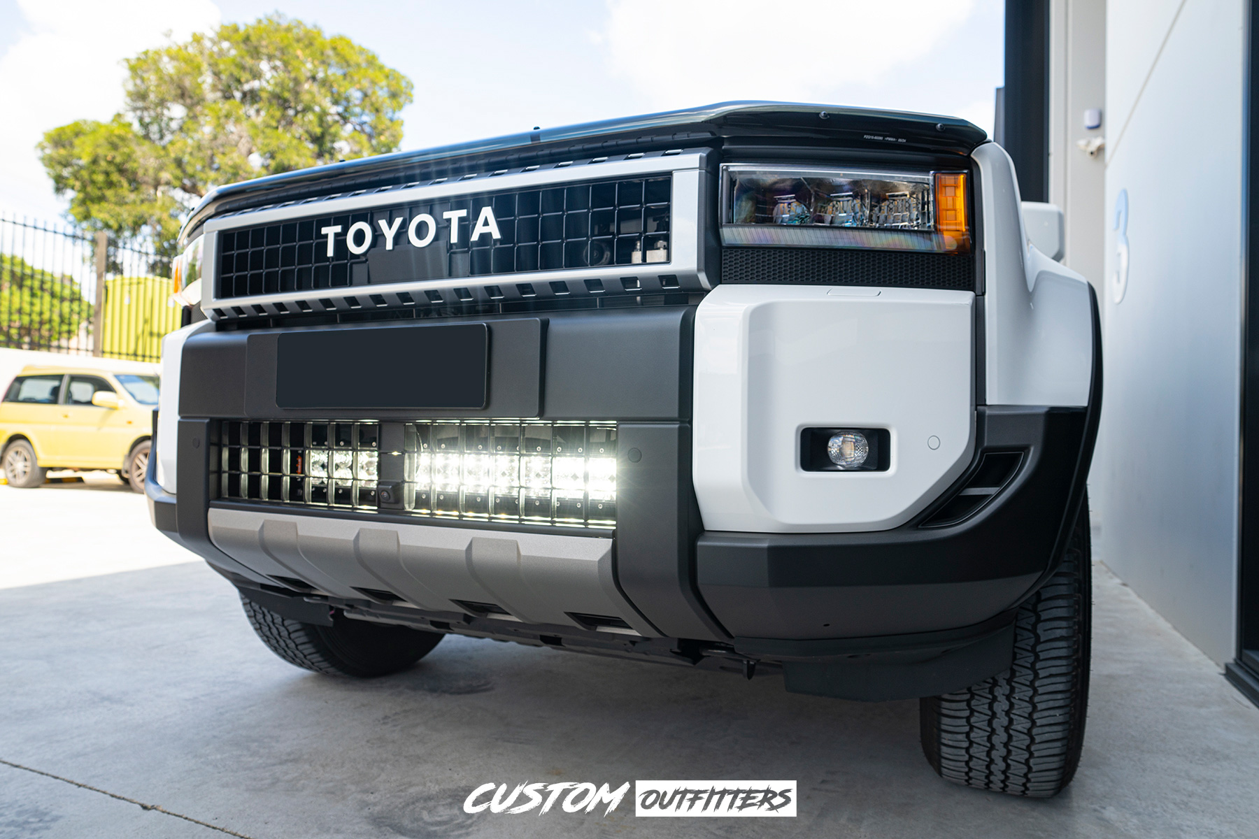 28 Inch LED Light Bar & Wiring Harness to suit Toyota Prado 250 Series Bottom Grille (2024-2026) - Image 2