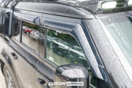 Smoke Black Weathershields to suit Landrover Defender 90/110/130 (2021-2026)