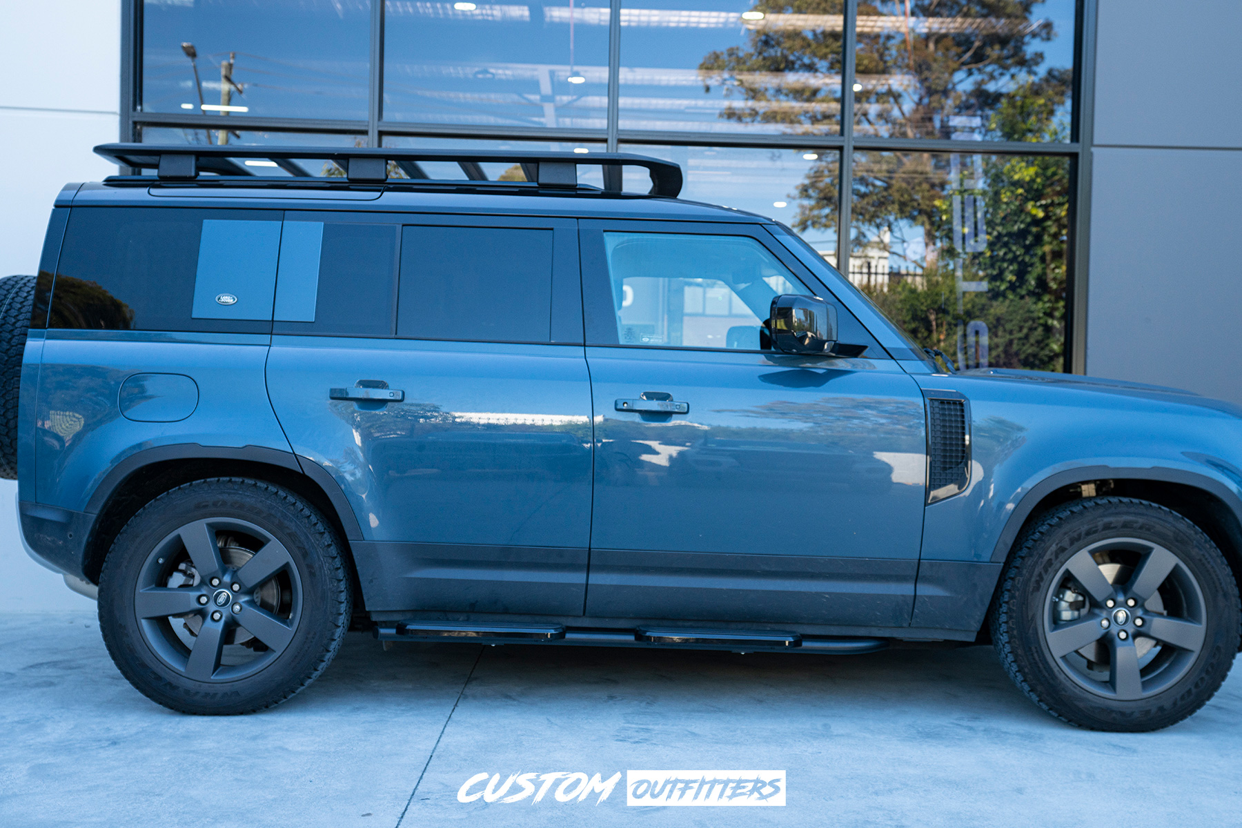 Black OEM Style Side Step to suit Landrover Defender 110 & 130 Series 2021-2026 - Image 3