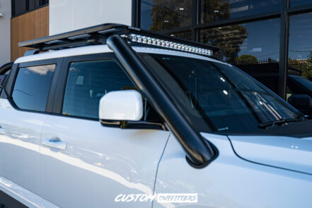 BYD Shark 6 - 4 Inch Black Stainless Steel Snorkel