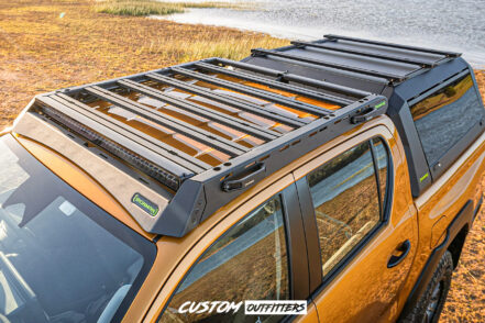 Raid Roof Rack Platform & Light Bar for Toyota Hilux N90