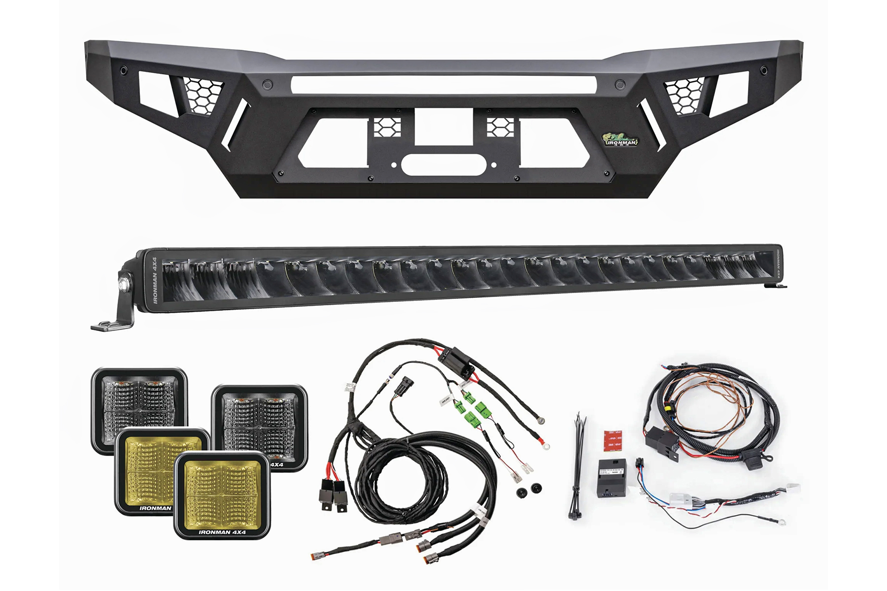 Ironman Raid Bull Bar & Lights Package for Nissan Patrol Y62 Series 5 (2020-2026) - Image 2