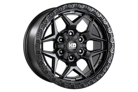 King Growler Satin Black 18x9 6/139.7 l 25 offset Wheel (Each)