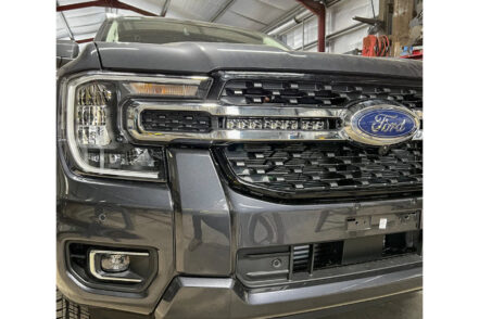 Pirate Dual Light Bar Grill Kit for Next-Gen Ford Ranger/Everest