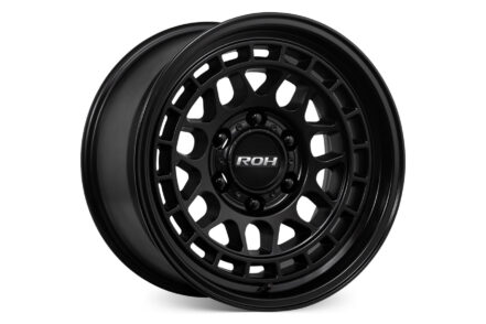 ROH Lotus Matte Black Wheel 17x9 6/139.7 l 12 offset (Each)